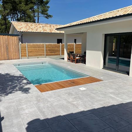 Maison Moderne Avec Piscine Chauffee Lacanau Exterior foto